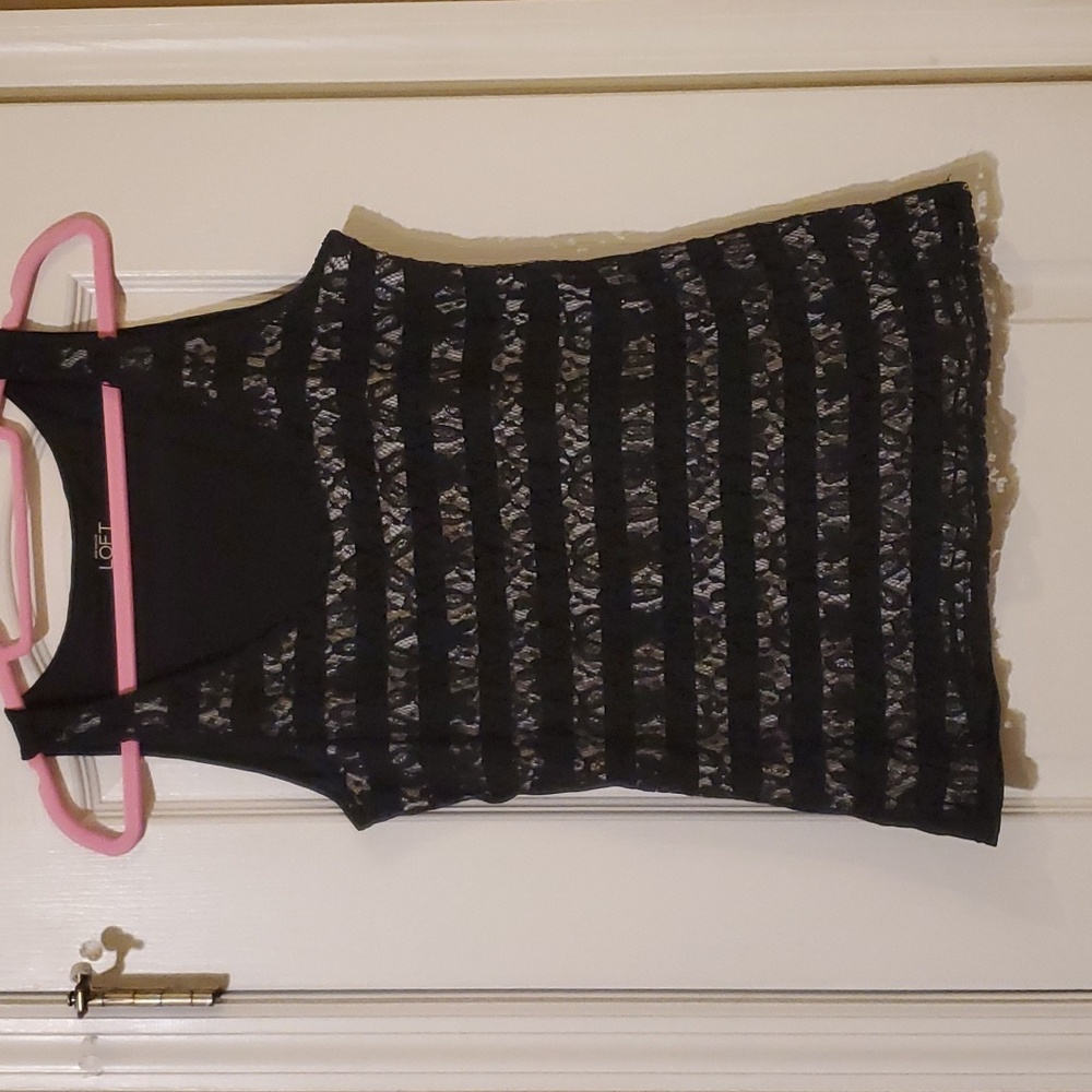 Ann Taylor Loft Lace tank